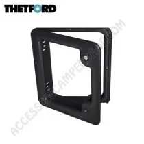 Sportello Thetford Modello 3 Nero 385x335 mm | Accessoricampershop.com