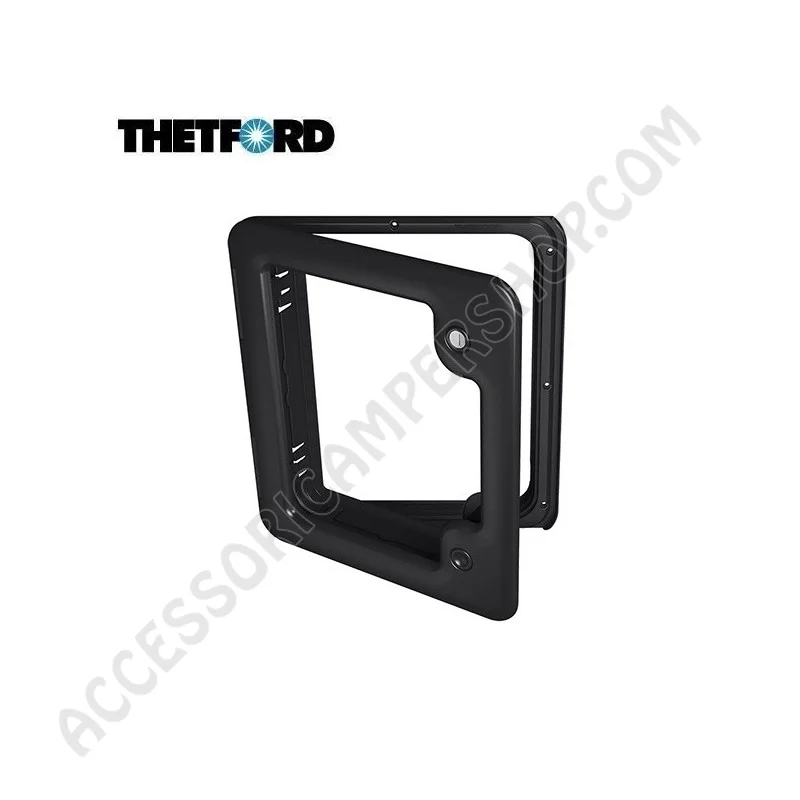 Sportello Thetford Modello 3 Nero 385x335 mm | Accessoricampershop.com