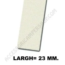 Reggetta in gomma 23 mm per finestre camper | Accessoricampershop.com