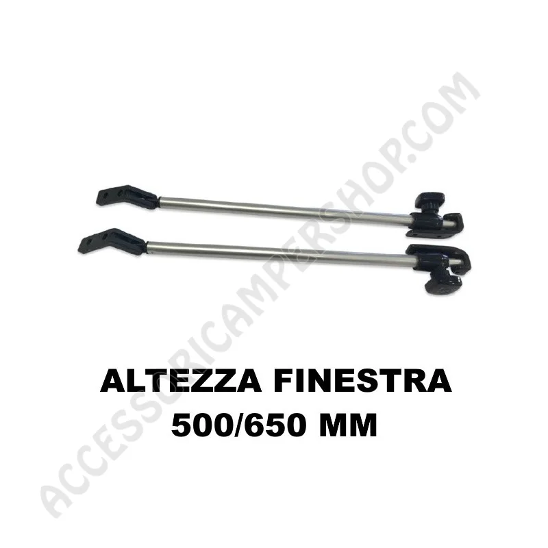 Coppia Braccetti Finestra Polyplastic 500/650 mm | Accessoricampershop.com