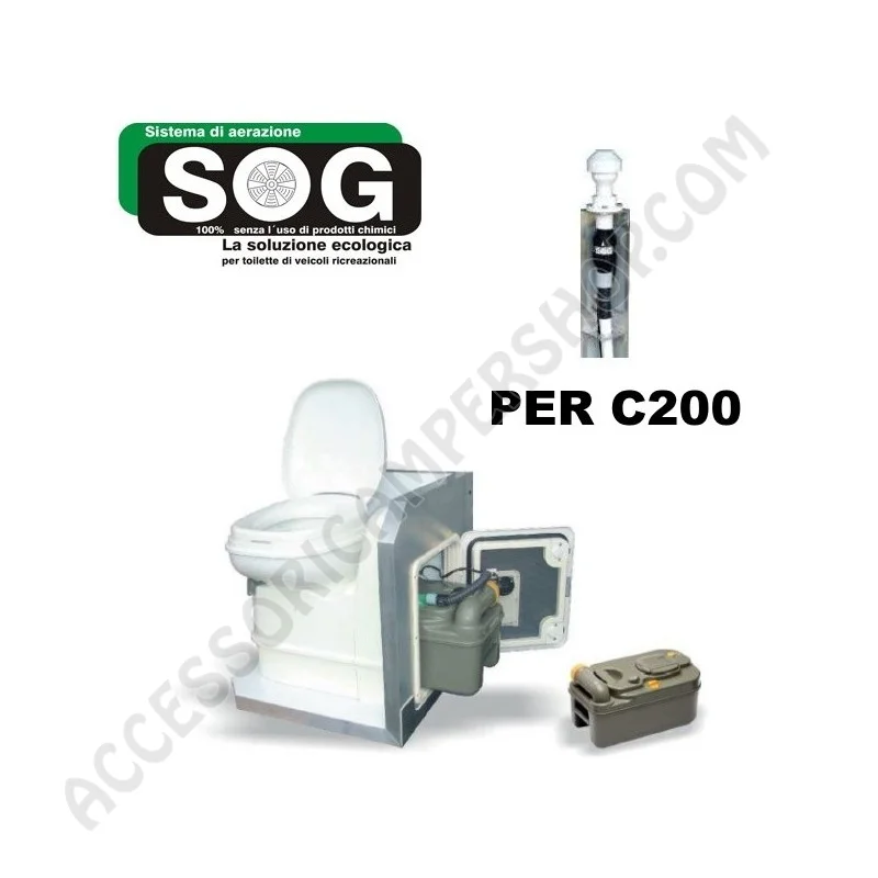 SOG Ventilazione Cassetta WC C200 Thetford | Accessoricampershop.com