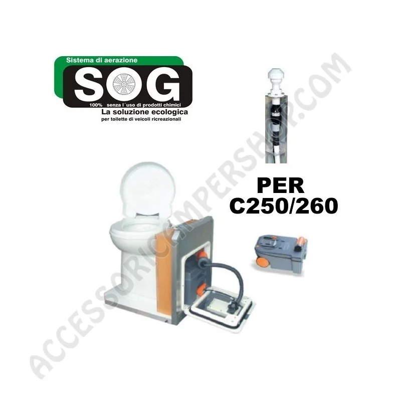 SOG Sistema di Ventilazione per Cassetta WC | Accessoricampershop.com