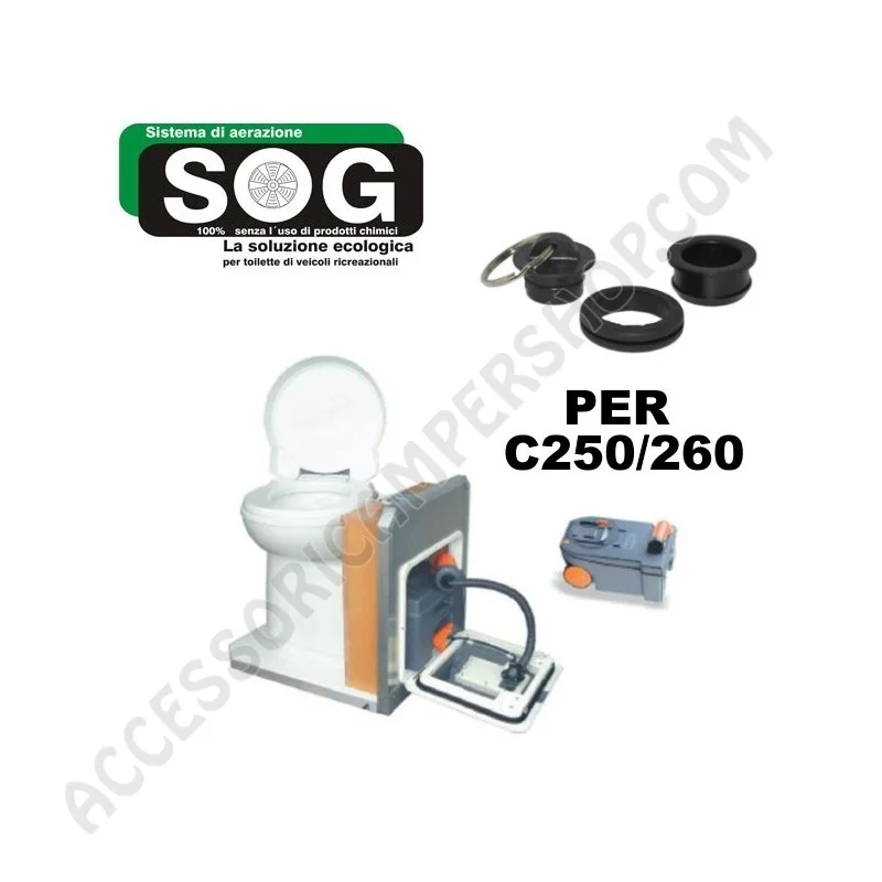 Kit Collegamento SOG per Cassetta WC C250/260 | Accessoricampershop.com