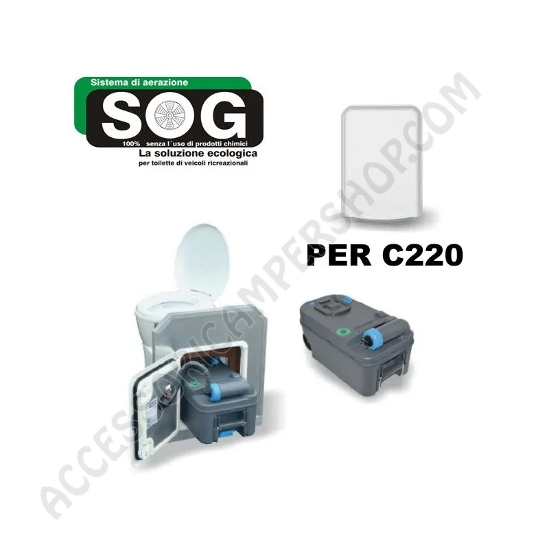SOG Kit Ventilazione Cassetta WC C220 Thetford | Accessoricampershop.com