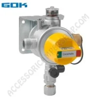 Regolatore Gas GOK Caramatic Pro 30mbar 10mm | Accessoricampershop.com