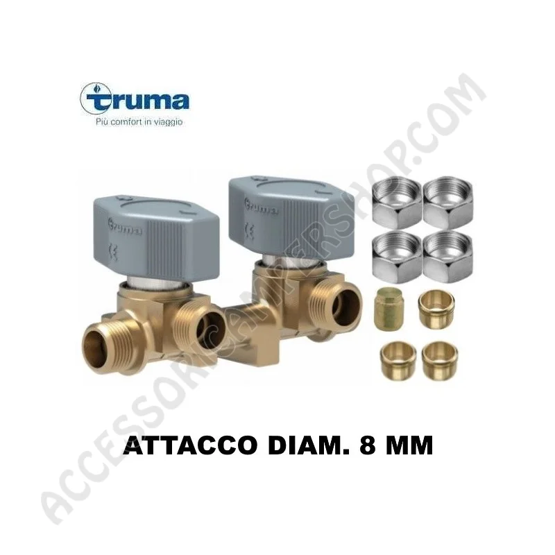 Centralina Gas 2 Vie Truma Ø8 mm per Camper | Accessoricampershop.com