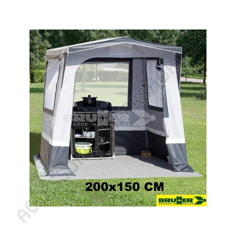 Cucinotto Tenda Cucina Multifunzionale Grigio 200x150 | Accessoricampershop.com