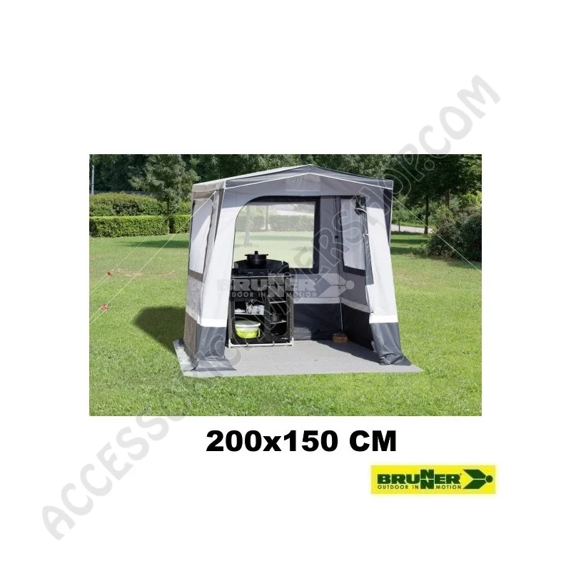 Cucinotto Tenda Cucina Multifunzionale Grigio 200x150 | Accessoricampershop.com