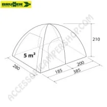 Tenda Igloo Lamar 4 per 4 Persone | Accessoricampershop.com
