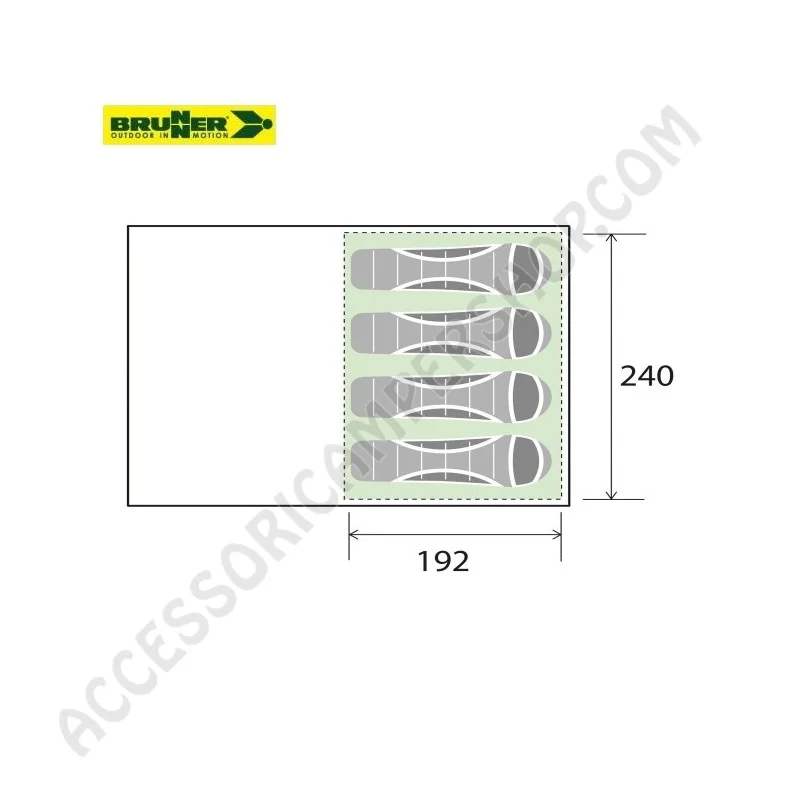 Tenda Igloo Lamar 4 per 4 Persone | Accessoricampershop.com