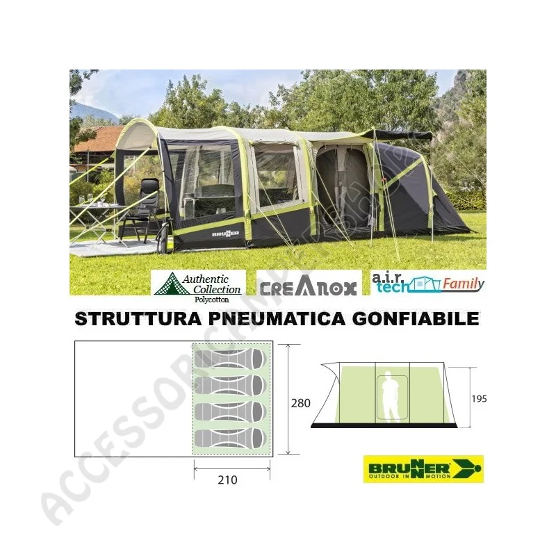 Tenda Gonfiabile 4 Posti Pure 4 A.I.R.Tech | Accessoricampershop.com