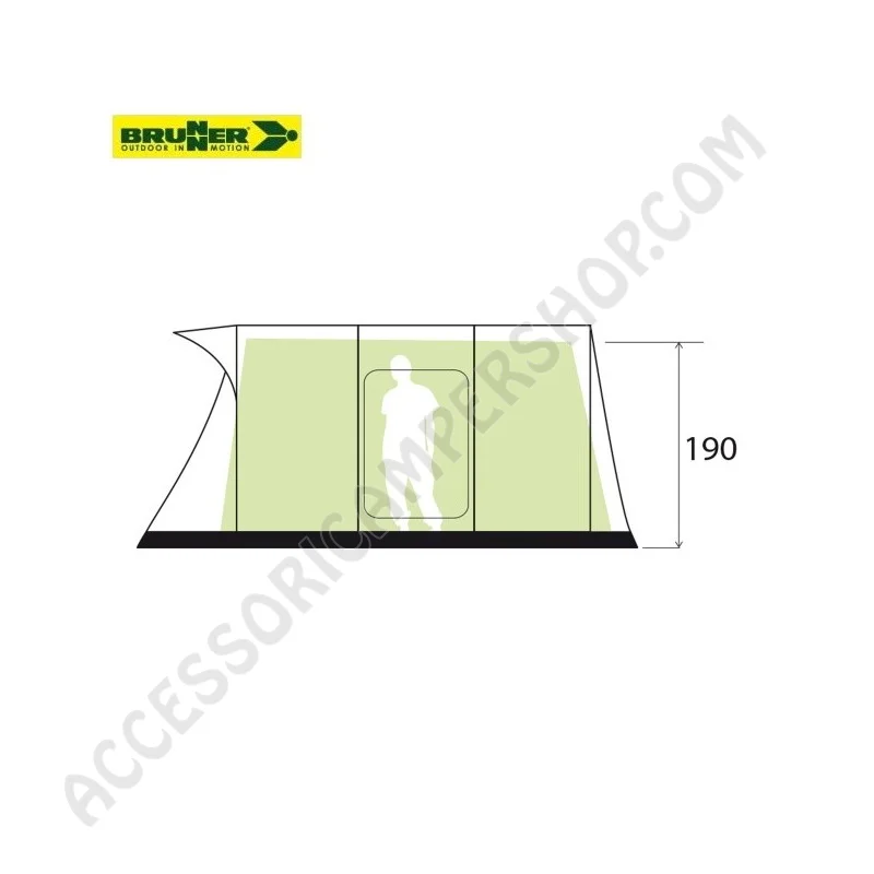 Tenda Bullet 5 A.I.R.Tech Gonfiabile 5 Posti | Accessoricampershop.com