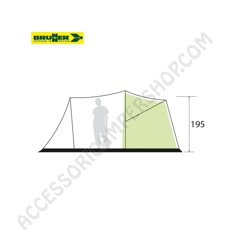 Tenda a Igloo Kalynda 5 Brunner per 5 Persone | Accessoricampershop.com