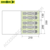 Tenda Igloo WIGWAM 5 Brunner per 5 Persone | Accessoricampershop.com