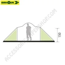 Tenda a Igloo ECHO OUTDOOR 4 per 4 Persone | Accessoricampershop.com
