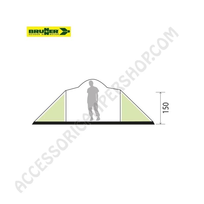 Tenda a Igloo ECHO OUTDOOR 4 per 4 Persone | Accessoricampershop.com