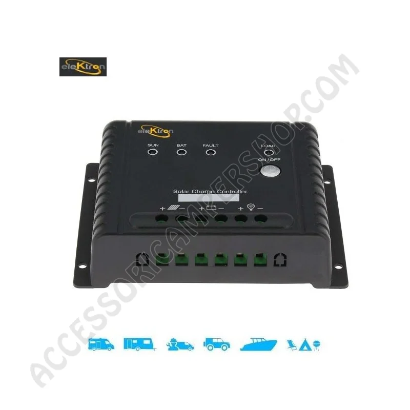 Regolatore di carica solare 10A MPPT per camper | Accessoricampershop.com