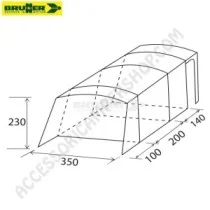 Tenda Pneumatica A.I.R. TECH per Van | Accessoricampershop.com
