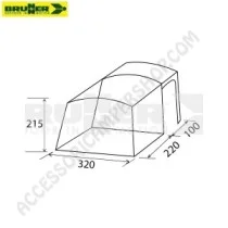 Tenda Gonfiabile A.I.R. TECH TRAILS LC per Van | Accessoricampershop.com