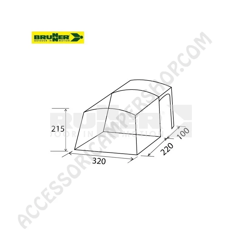 Tenda Gonfiabile A.I.R. TECH TRAILS LC per Van | Accessoricampershop.com