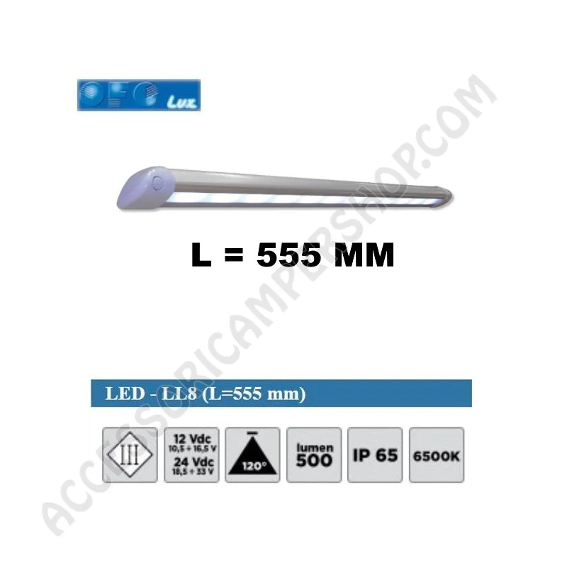 Plafoniera esterna LED 12V per camper e caravan | Accessoricampershop.com