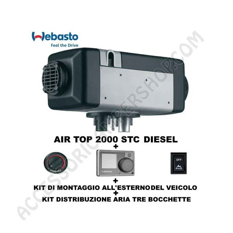 Riscaldatore a gasolio WEBASTO AIR TOP 2000 STC | Accessoricampershop.com