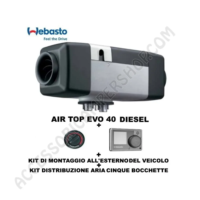 Riscaldatore WEBASTO AIR TOP EVO 40 per Camper | Accessoricampershop.com