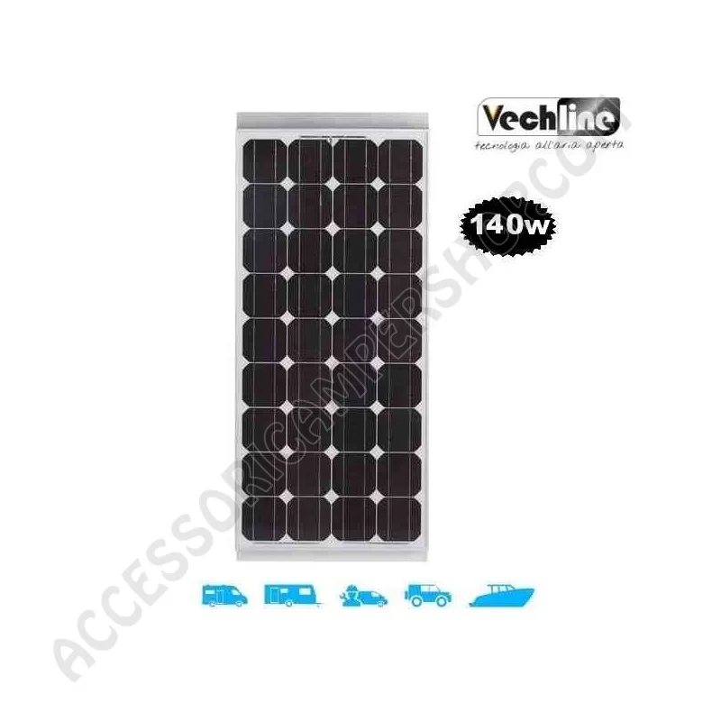 Pannello Solare Vechline 140W con Regolatore | Accessoricampershop.com