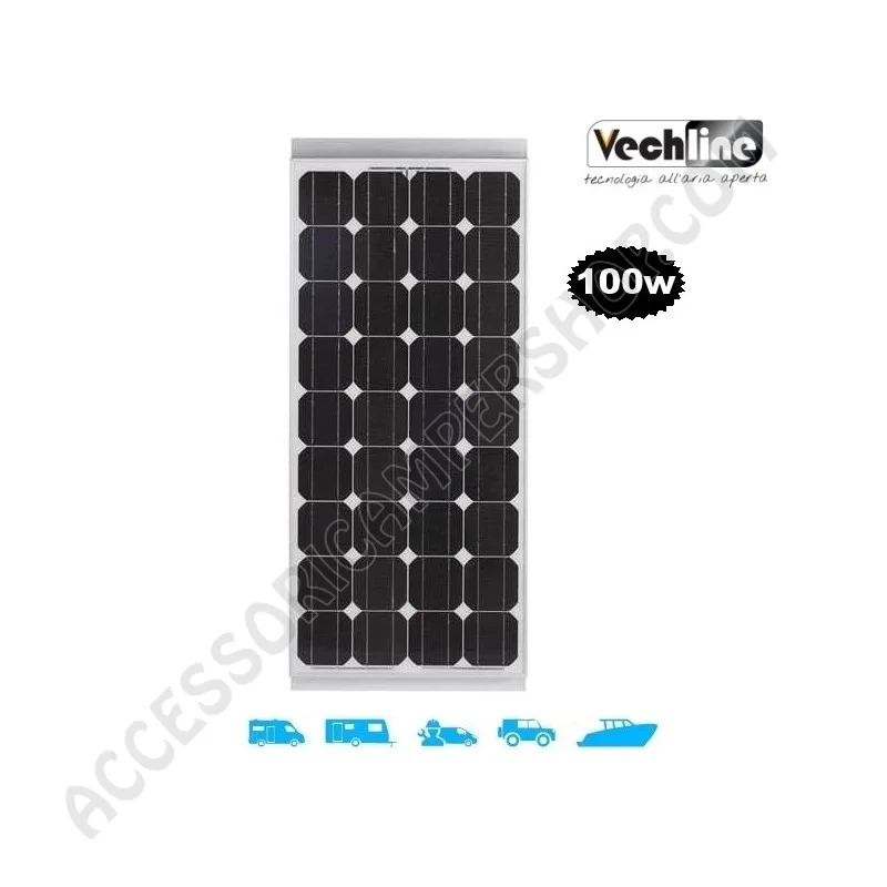 Pannello Solare Vechline 100W con Regolatore | Accessoricampershop.com