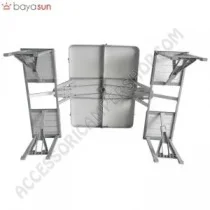 Tavolo Pic-Nic Pieghevole Compatto per Campeggio | Accessoricampershop.com
