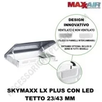 Oblò Maxxair Skymaxx LX Plus con LED 700x500 mm | Accessoricampershop.com