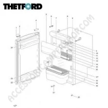 Frigorifero Trivalente Thetford N4080E+ 81L | Accessoricampershop.com