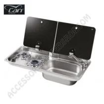 Piano Cottura a Gas Combinato con Lavello | Accessoricampershop.com