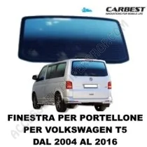 Finestra Posteriore Carbest per Volkswagen T5 2004-2016 | Accessoricampershop.com