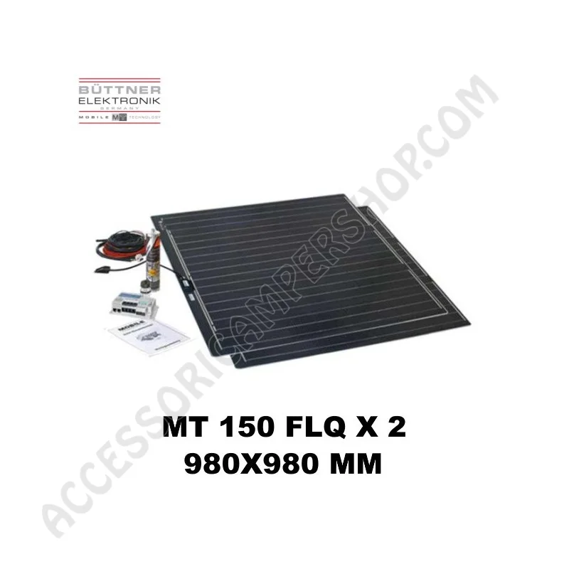Pannello Solare Ultra-Piatto 150W x 2 | Accessoricampershop.com