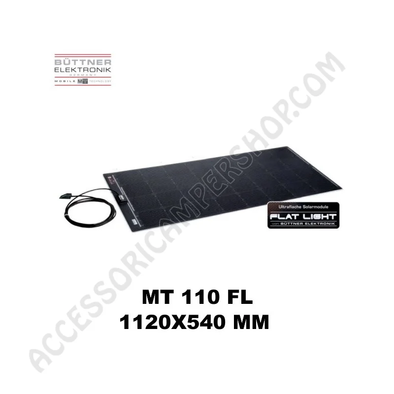 Pannello Solare Ultra-Piatto 110W per Camper | Accessoricampershop.com