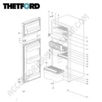 Frigorifero Trivalente Thetford N4175A LCD 175L | Accessoricampershop.com