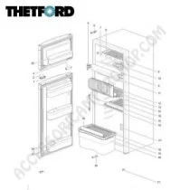 Frigorifero Trivalente Thetford N4175E+ 175L | Accessoricampershop.com