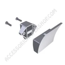 Maniglia Incasso V1115 Cromata per Antine | Accessoricampershop.com