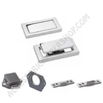 Maniglia Incasso V1445 Push Lock Cromo Lucido | Accessoricampershop.com