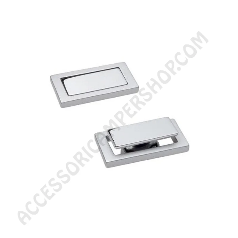 Maniglia Incasso V1445 Push Lock Cromo Lucido | Accessoricampershop.com