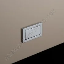 Maniglia Incasso V1445 Push Lock Cromo Lucido | Accessoricampershop.com