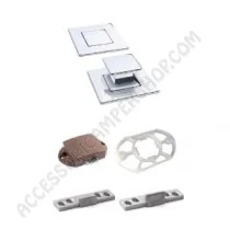 Maniglia Incasso AS1833 Cromata per Antine | Accessoricampershop.com