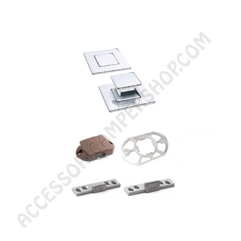 Maniglia Incasso AS1833 Cromata per Antine | Accessoricampershop.com