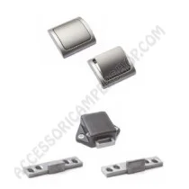 Maniglia Incasso V1149 Push Lock Cromo Lucido | Accessoricampershop.com