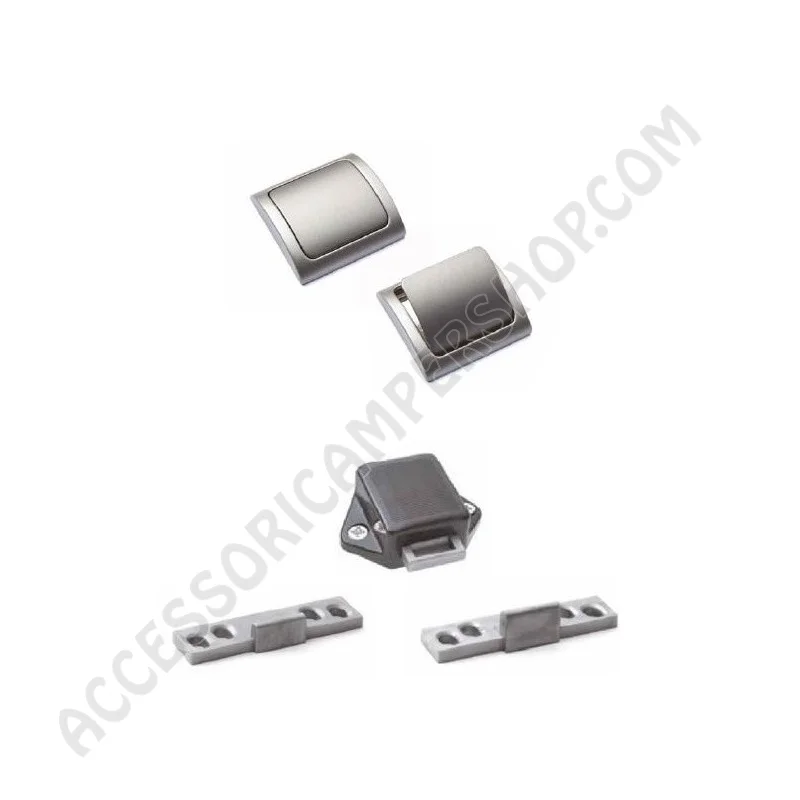 Maniglia Incasso V1149 Push Lock Cromo Lucido | Accessoricampershop.com