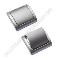Maniglia Incasso V1149 Push Lock Cromo Lucido | Accessoricampershop.com