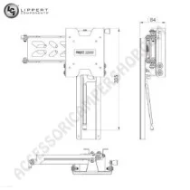 Supporto TV LCD Regolabile per Camper | Accessoricampershop.com