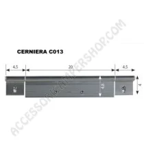 Cerniera C013 Anodizzata Argento per Porta | Accessoricampershop.com