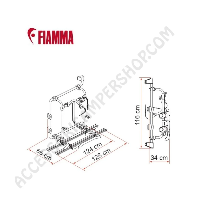 Porta-bici Fiamma Carry-Bike E-Bike per Furgoni | Accessoricampershop.com